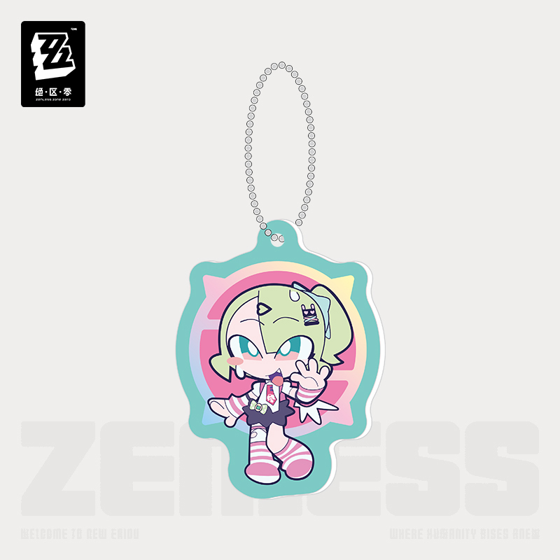 【Pre-Order】Zenless Zone Zero - PINK Sweetheart Strike Series Chibi Acrylic Keychain