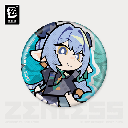 Zenless Zone Zero - New Eridu Series Chibi Tinplate Badge: Spook Shack