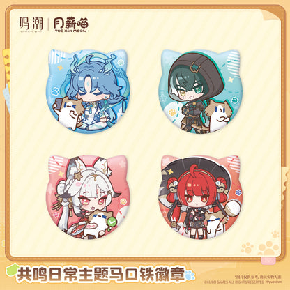【Pre-Order】Wuthering Waves × YUE XIN MEOW - Daily Resonance Themed Tin Badge