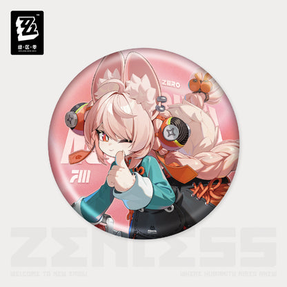 【Pre-Order】Zenless Zone Zero - Standing Design Series Tinplate Badge: Krampus Compliance Authority