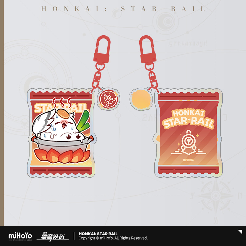 【Pre-Order】Honkai: Star Rail -  Delicious Enjoyment Series Chibi  Emoticons Acrylic Keychian-