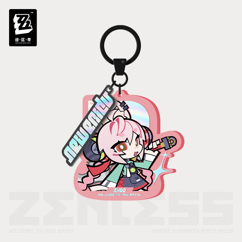 Zenless Zone Zero - New Eridu Series Chibi Acrylic Keychain: Krampus Compliance Authority