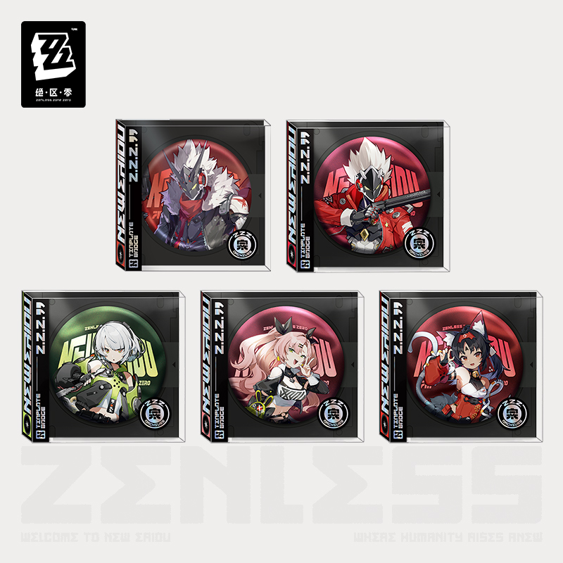Zenless Zone Zero - Standing Design Series Badge : Cunning Hares