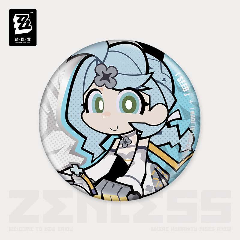 【Pre-Order】Zenless Zone Zero - New Eridu Series Chibi Tinplate Badge: Obol Squad