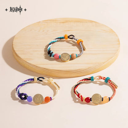 【Pre-order】Genshin Impact - Character Impression Series Bead Woven Rope Bracelet