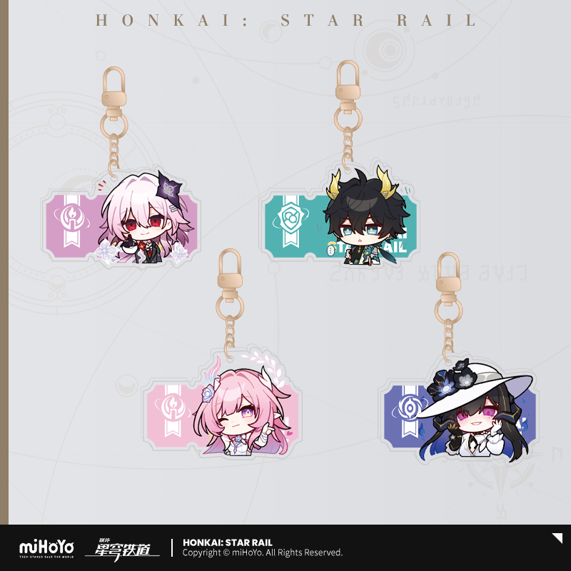 【Pre-Order】Honkai: Star Rail - Pom-Pom Gallery Acrylic Keychain