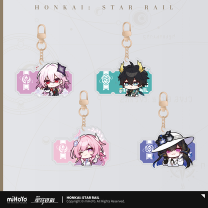 【Pre-Order】Honkai: Star Rail - Pom-Pom Gallery Acrylic Keychain