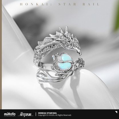 【Pre-Order Deadline: JUNE 28TH】Honkai: Star Rai l- Cosmic Star Dan Heng• Imbibitor Lunae Themed Ring