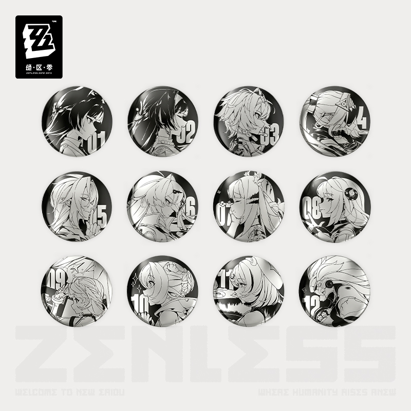 【Pre-Order】Zenless Zone Zero - Temporal Frequencies Series Vol.2: Mirror Metal Badge