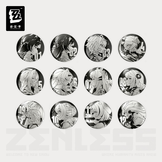 【Pre-Order】Zenless Zone Zero - Temporal Frequencies Series Vol.2: Mirror Metal Badge