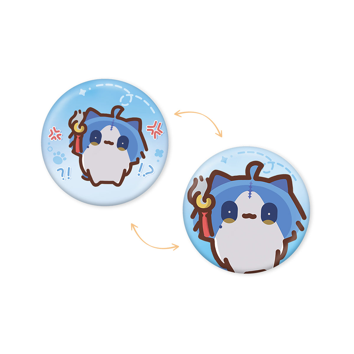 【Pre-Order】Wuthering Waves × YUE XIN MEOW - Daily Resonance Themed Lenticular Badge