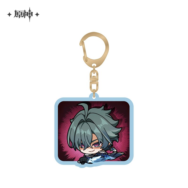 【Pre-order】Genshin Impact - Chibi Emoji Series Mondstadt Acrylic Keychain