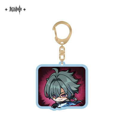 【Pre-order】Genshin Impact - Chibi Emoji Series Mondstadt Acrylic Keychain