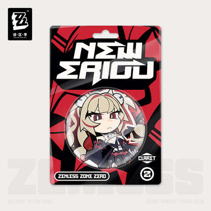 【Pre-Order】Zenless Zone Zero - New Eridu Series Chibi Tinplate Badge: Flint Workshop