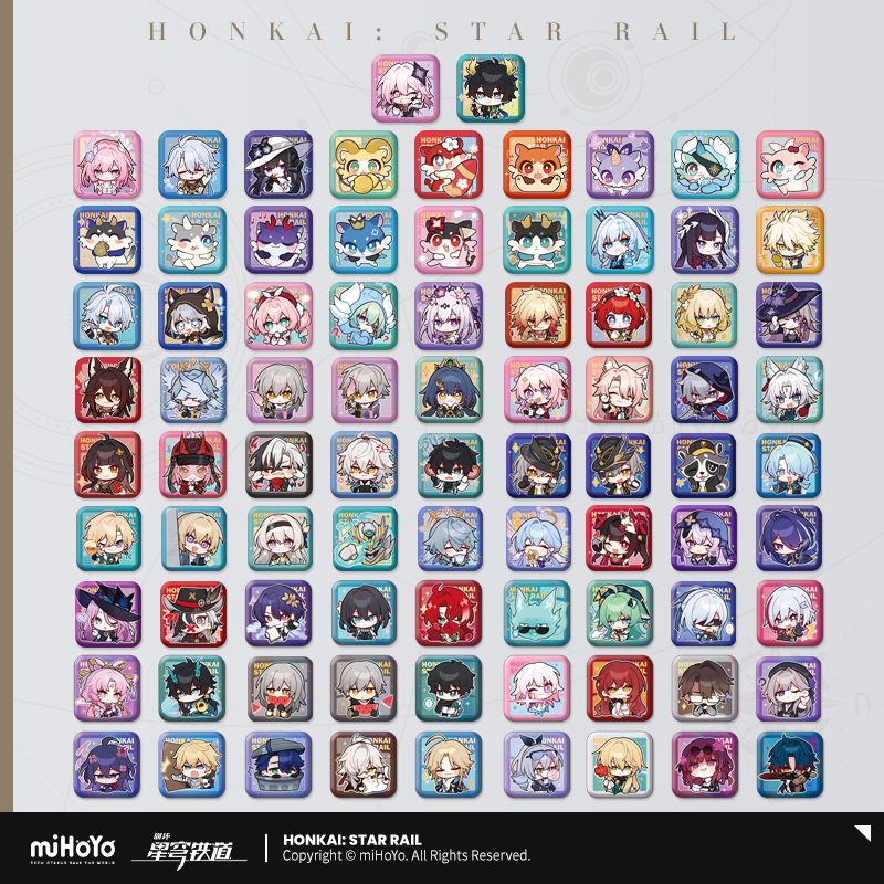 Honkai: Star Rail - Pom-Pom Gallery Square Badge