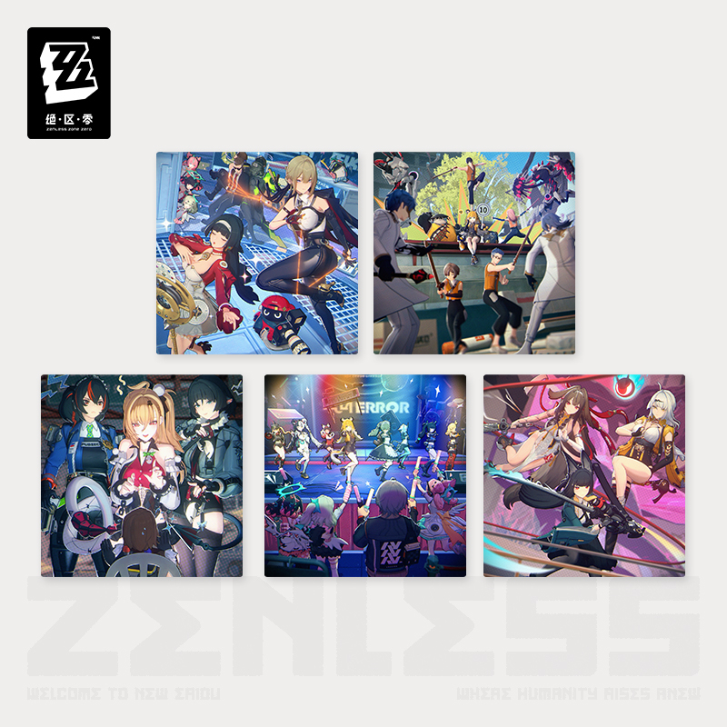 【Pre-Order】Zenless Zone Zero - New Eridu Series Image Collectible Transparent Card Set Vol.4