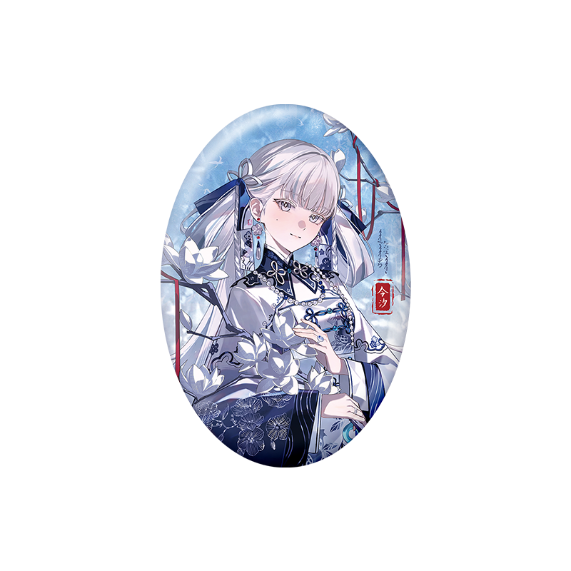 【Pre-Order】Wuthering Waves - Porcelain Radiance Series Tin Badge