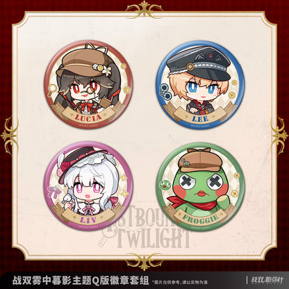 【Pre-Order】Punishing: Gray Raven - Mistbound Twilight Chibi Badge Set