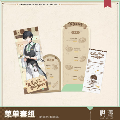 【Pre-Order】Wuthering Waves - When the Skies Align Themed Menu Holder Set