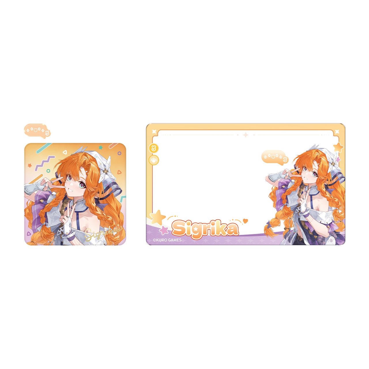 【Pre-Order】Wuthering Waves - Two Yeah Series Badge & Acrylic Clear Card Set