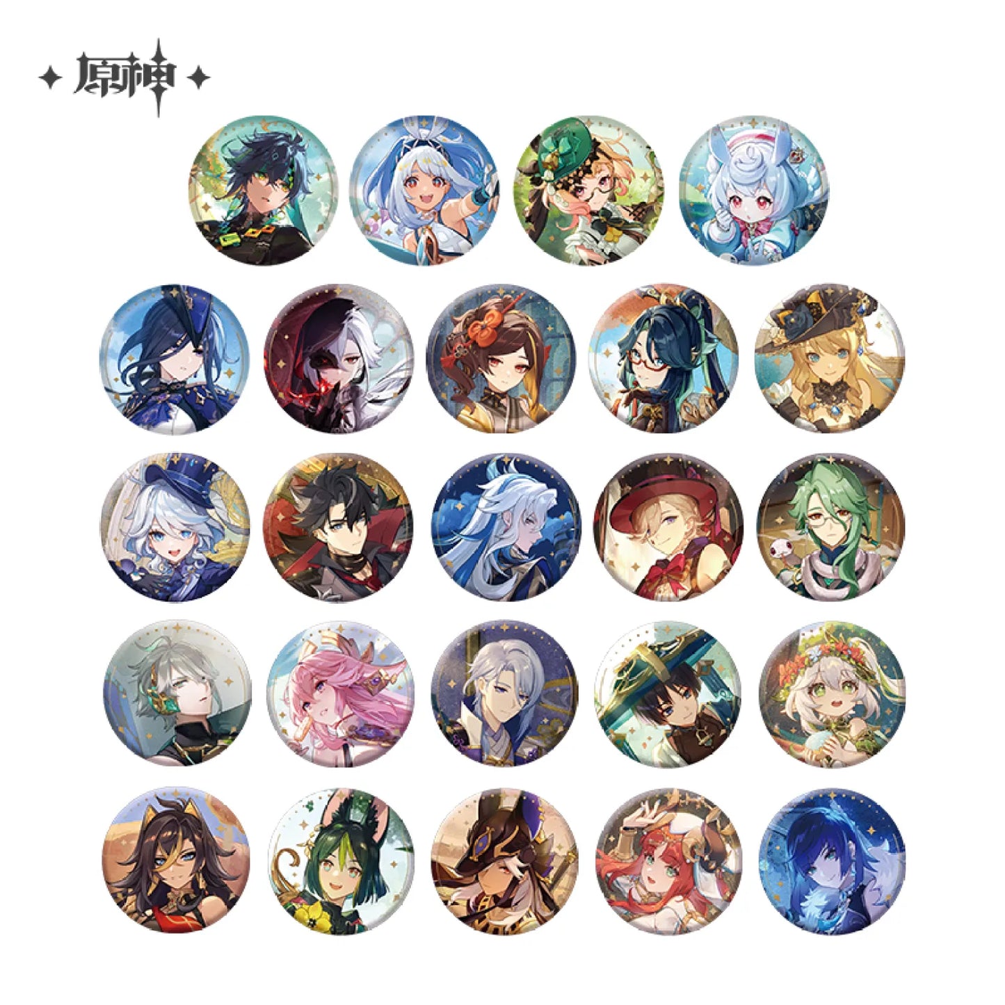 【Pre-Order】Genshin Impact - Anecdotes Character Badges