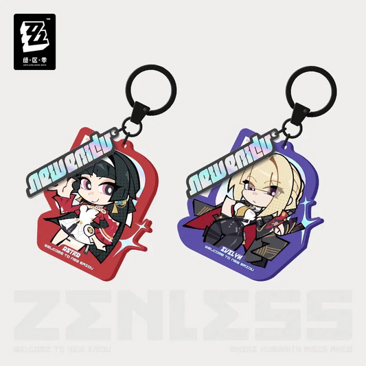 Zenless Zone Zero - New Eridu Series Chibi Tinplate Keychain: Stars of Lyra