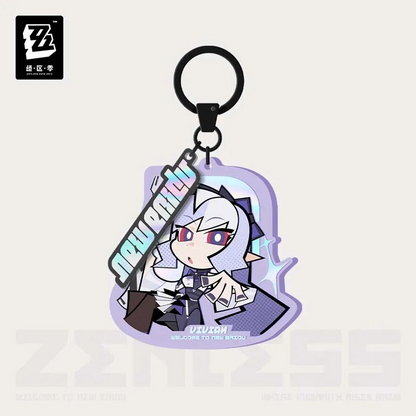 【Pre-Order】Zenless Zone Zero - New Eridu Series Chibi Acrylic Keychain: Mockingbird