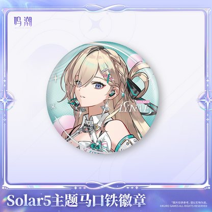 【Pre-Order】Wuthering Waves - Solar5 Themed Tin Badge