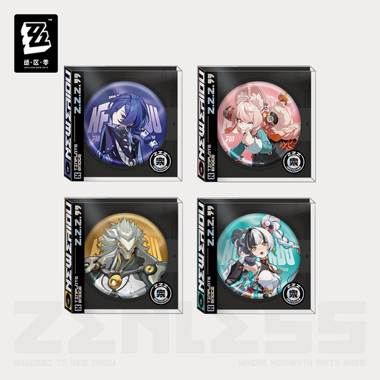 【Pre-Order】Zenless Zone Zero - Standing Design Series Tinplate Badge: Krampus Compliance Authority