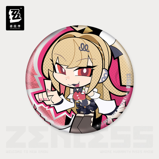 【Pre-Order】Zenless Zone Zero - New Eridu Series Chibi Badge: Metropolitan Order Division
