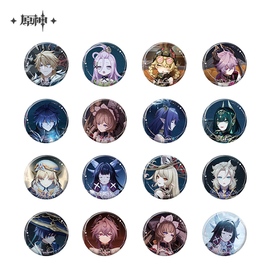 【Pre-order】Genshin Impact - Moonlit Ballad of the Night Series Badges Blind Box