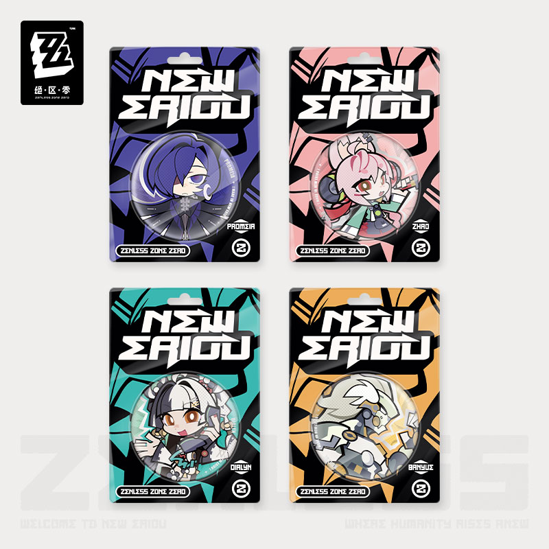 Zenless Zone Zero - New Eridu Series Chibi Badge: Krampus Compliance Authority