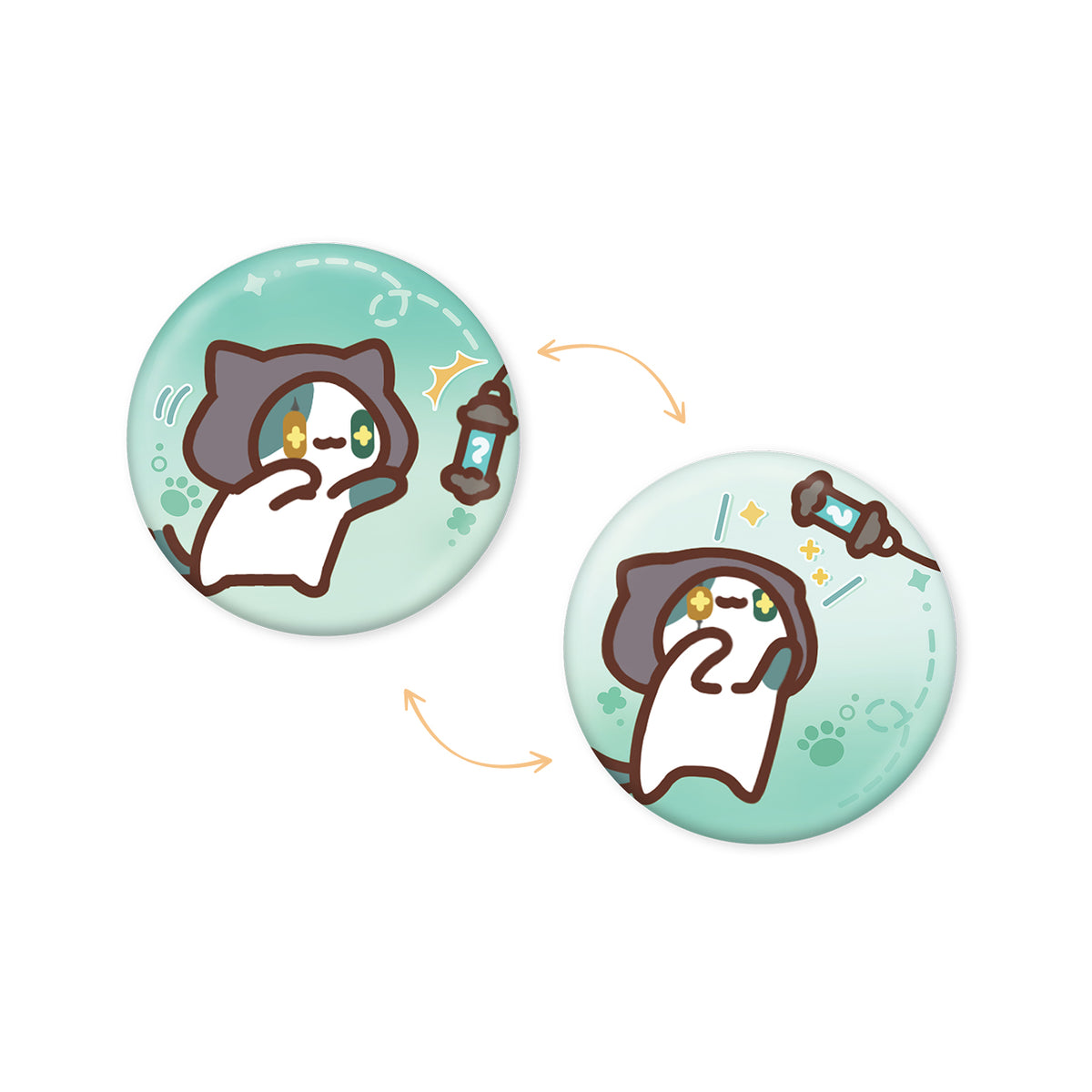 【Pre-Order】Wuthering Waves × YUE XIN MEOW - Daily Resonance Themed Lenticular Badge