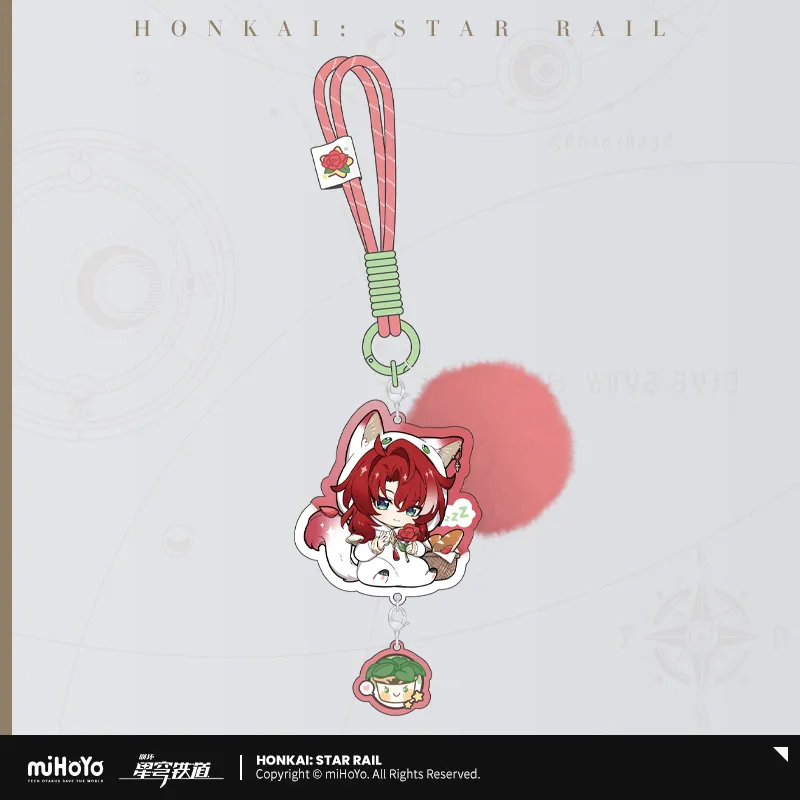 【Pre-Order】Honkai: Star Rail - Boys' Dormitory Series Chibi Character Acrylic Keychain