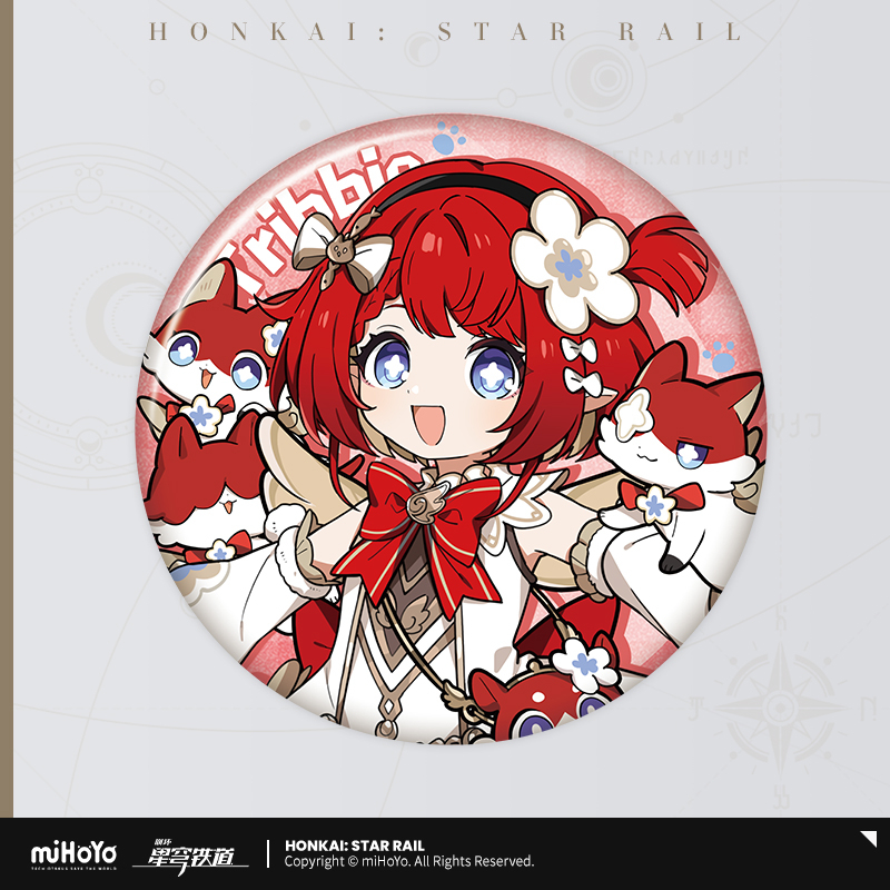 Honkai: Star Rail - Little Cat Series Tinplate Badge