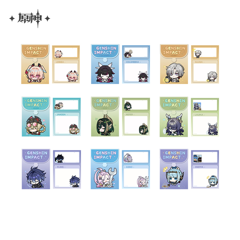 【Pre-order】Genshin Impact - Chibi Emoji Series Standing Memo Pad: Nod-Krai