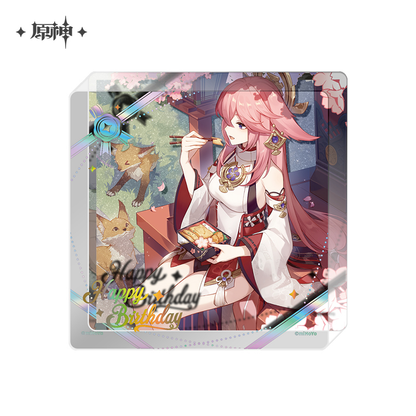 Genshin Impact - Day of Destiny Birthday Series Acrylic Coaster 2025