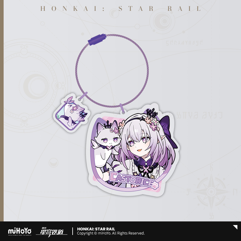 【Pre-order】Honkai: Star Rail - Little Cat Series Acrylic Keychain