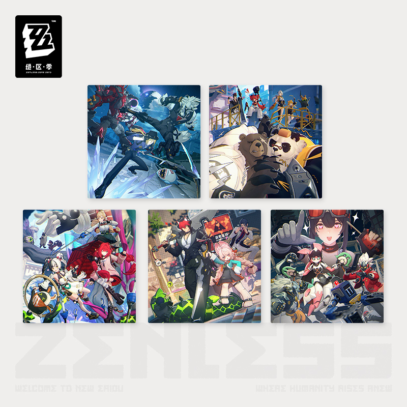 【Pre-Order】Zenless Zone Zero - New Eridu Series Image Collectible Transparent Card Set Vol.4