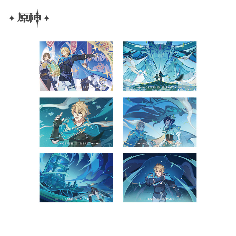 【Pre-Order】Genshin Impact - Another Prologue Series Badge Postcard Set