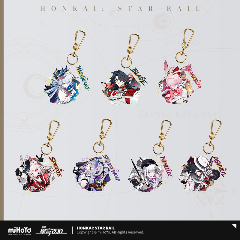 【Pre-Order】Honkai: Star Rail - Aha's Cosmic Series Acrylic Keychain