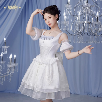 Genshin Impact - Furina Impression Fishbone Strappy Dress