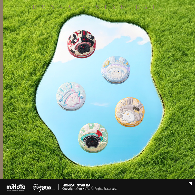 【Pre-order】Honkai: Star Rail - Bunny Mushy & Mushy Bunny Series Embroidered badge