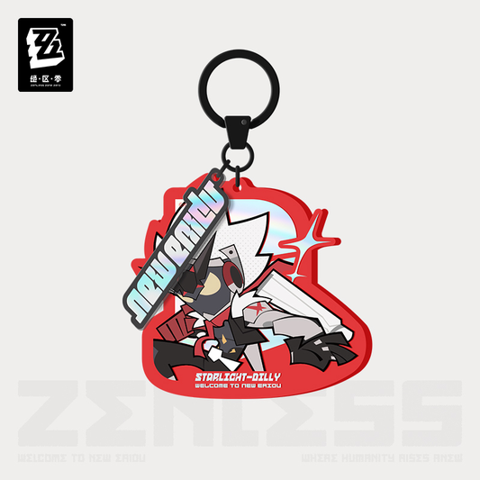 【Pre-Order】Zenless Zone Zero - New Eridu Series Chibi Acrylic Keychain: Cunning Hares