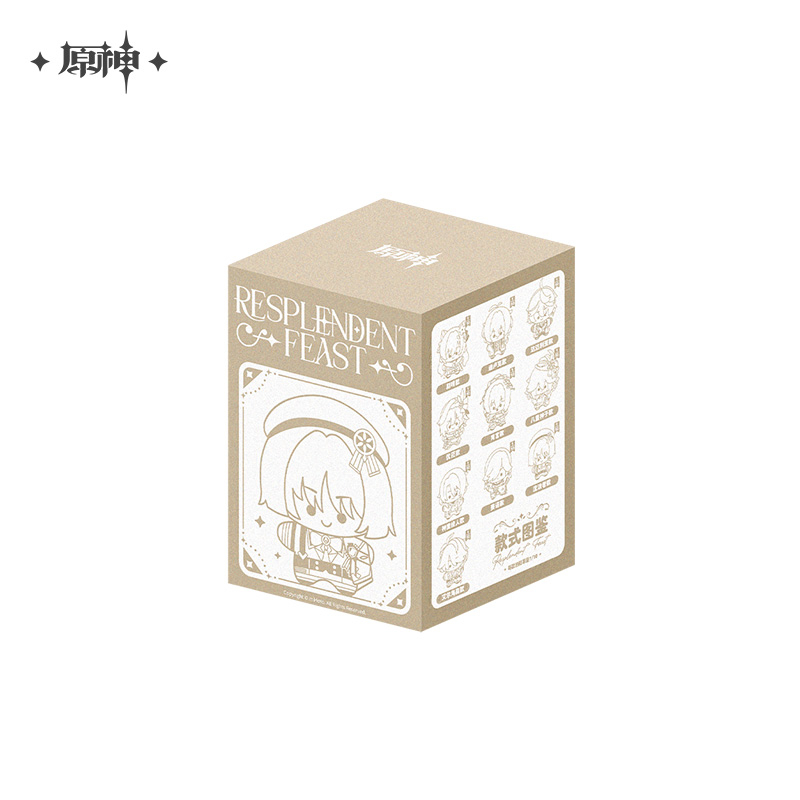 【Pre-order】Genshin Impact - Resplendent Feast Series Chibi Hangable Plushie Blind Box