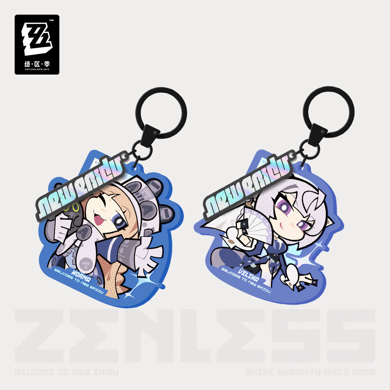 【Pre-Order】Zenless Zone Zero - New Eridu Series Chibi Acrylic Keychain: External Strategy Department