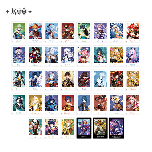 【Pre-Order】Genshin Impact - Theme Series Character Collectible Cards Gift Box