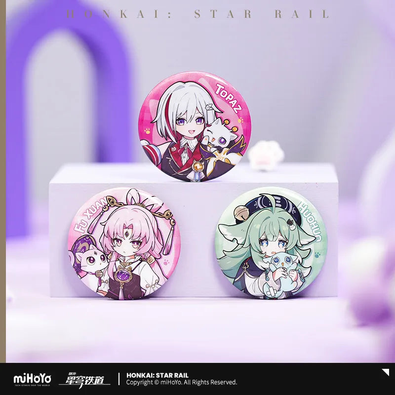 Honkai: Star Rail - Little Cat Series Tinplate Badge