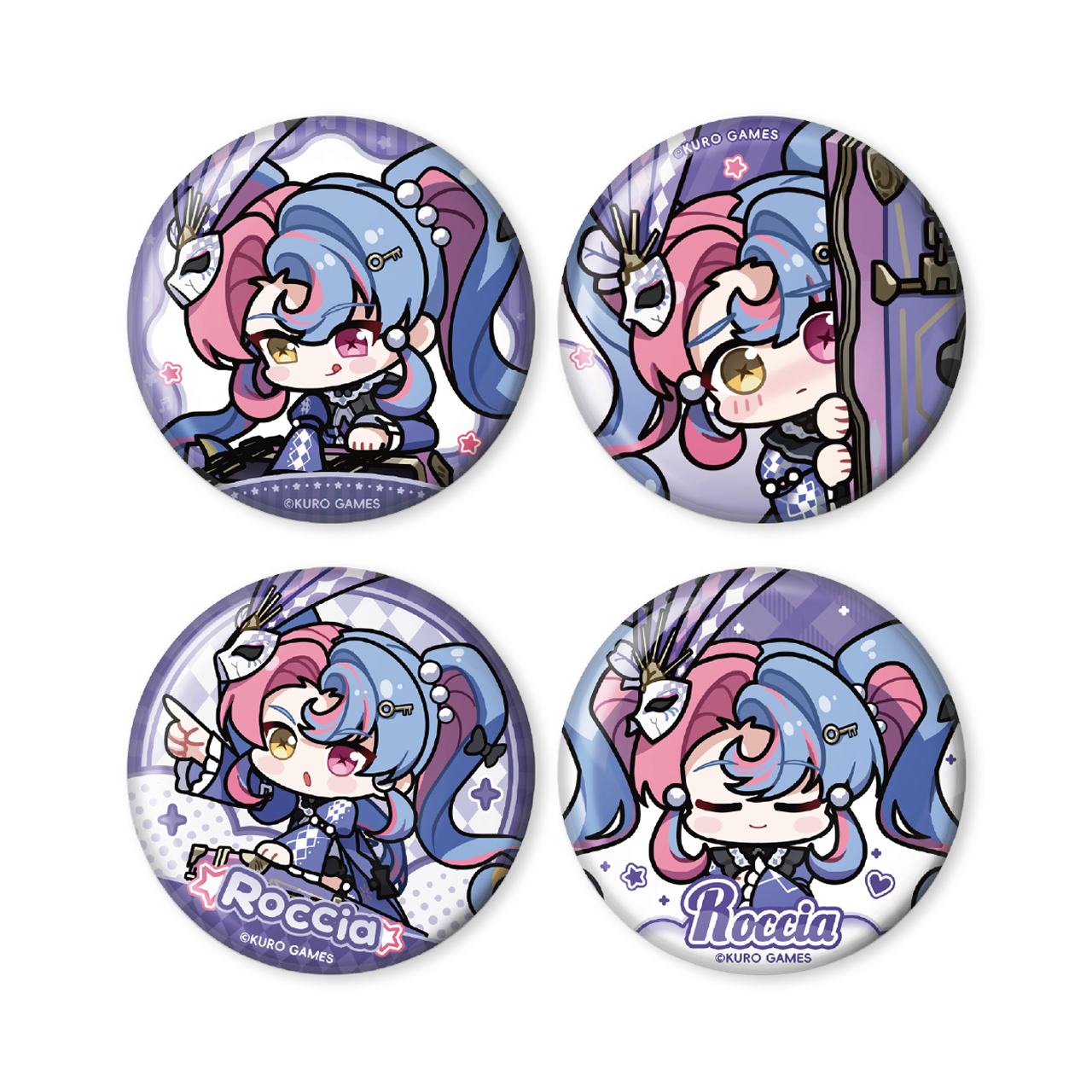 【Pre-Order】Wuthering Waves - Sticker Series Mini Badge Set