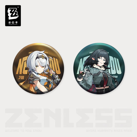 Zenless Zone Zero - Standing Design Series Tinplate Badge : Unknown Faction